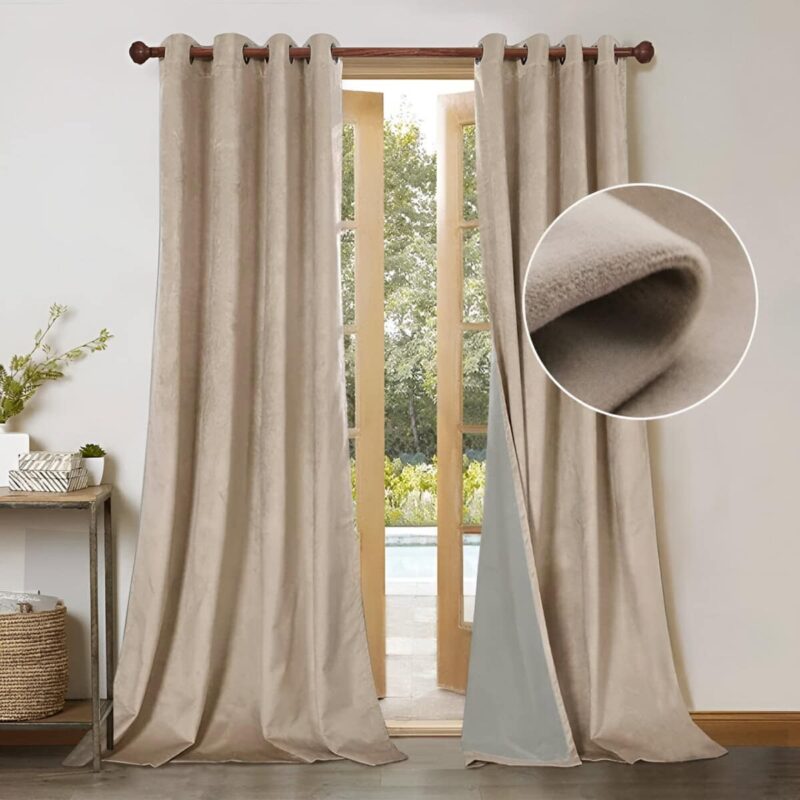 rideau thermique laine