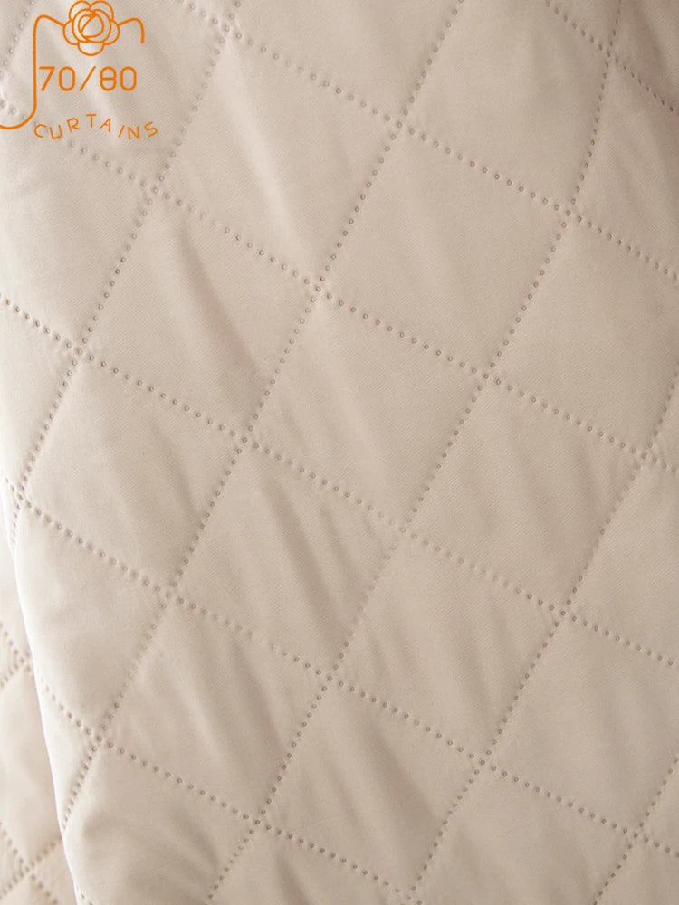 rideau thermique en molleton et laine