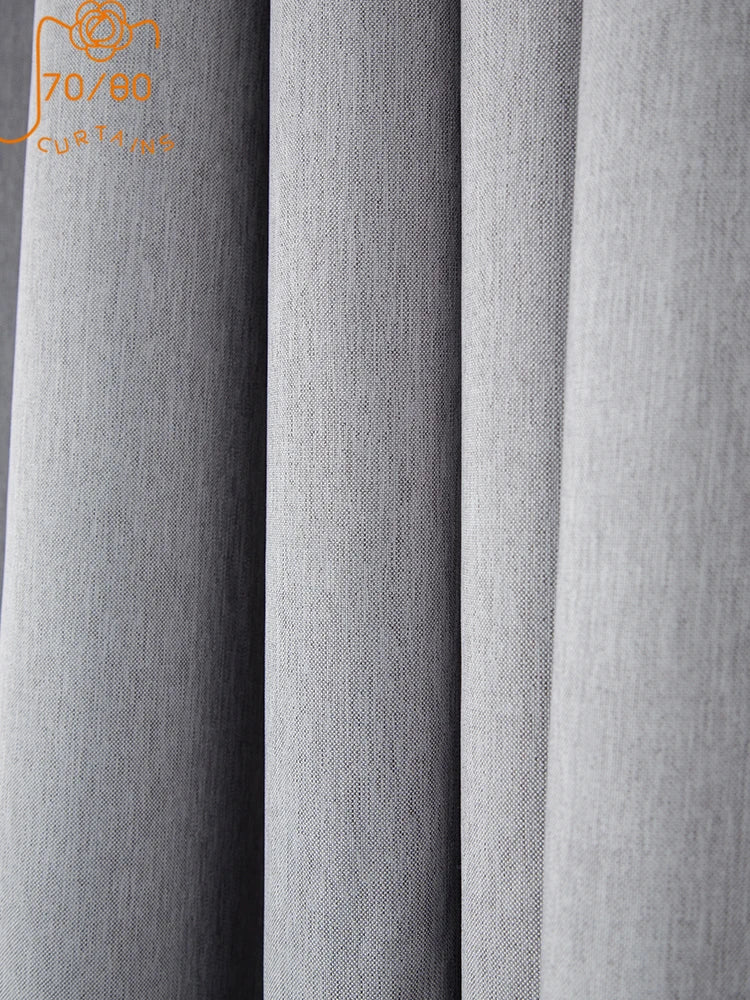 rideau thermique en molleton et laine