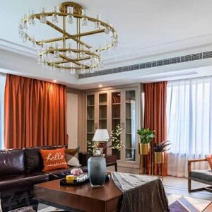 rideau thermique orange