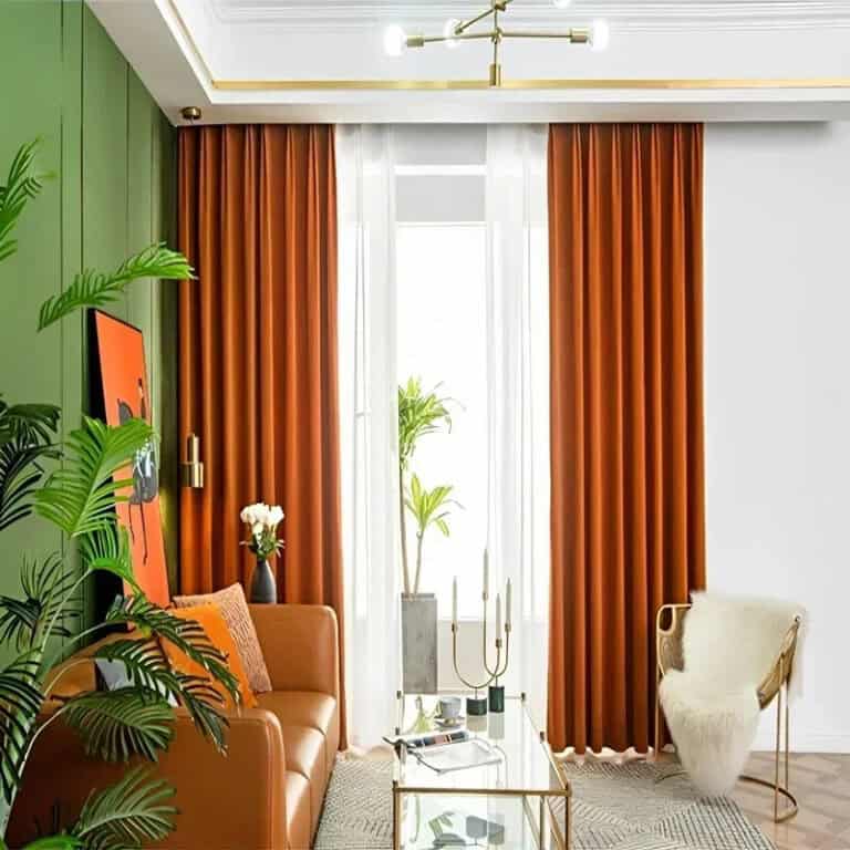 Rideau Thermique Orange