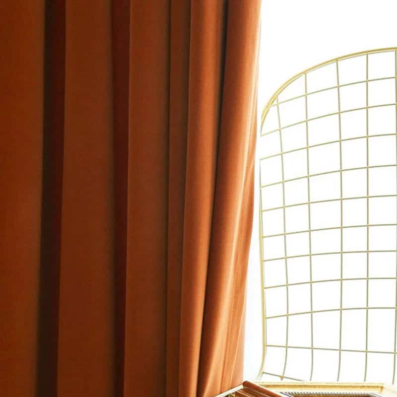 rideau thermique orange